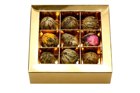 Zestaw Świąteczny 9 Herbat Rozkwitających! Każda Inna! Prezent Na Wigilię !